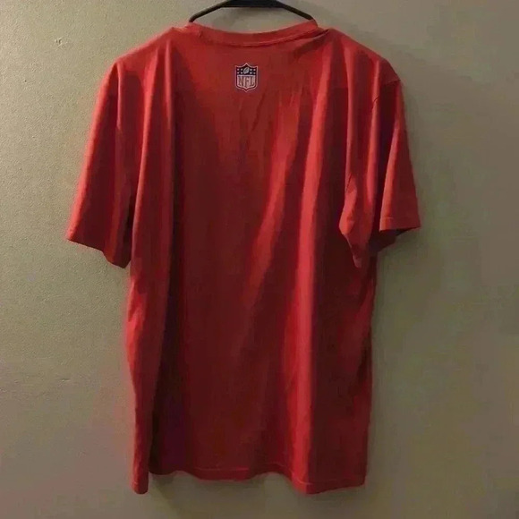 Dry fit New England Patriots NFL tshirt, red and white, size large - Picture 6 of 8